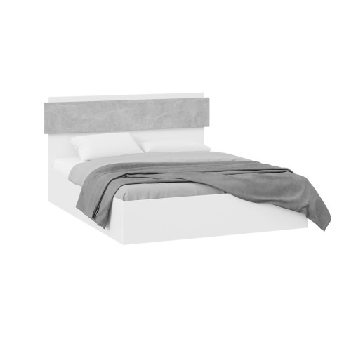 Кровать с ПМ «Нео» Тип 1 (с подъемным механизмом) без заглушины (Белый/Ателье светлый)